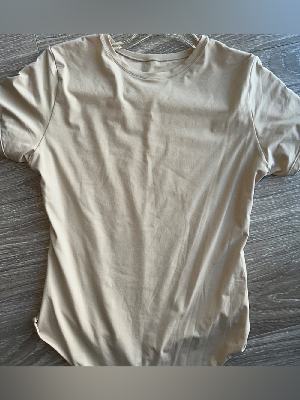 Auden Short Sleeve Crew Neck T-Shirt - Beige